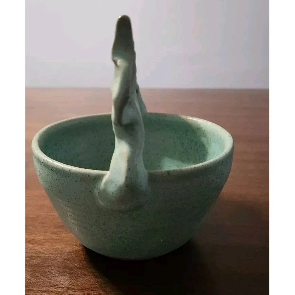 Vintage Clay Rooster Bowl